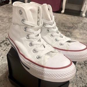 Unisex Classic White High Top Chuck Taylor Converse All Star *GOOD CONDITION*